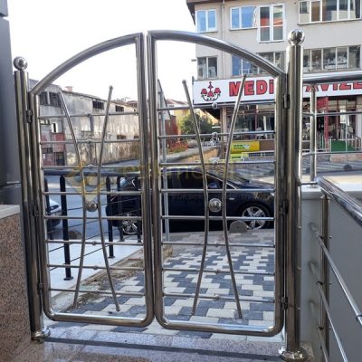 paslanmaz çelik bahçe kapısı 6